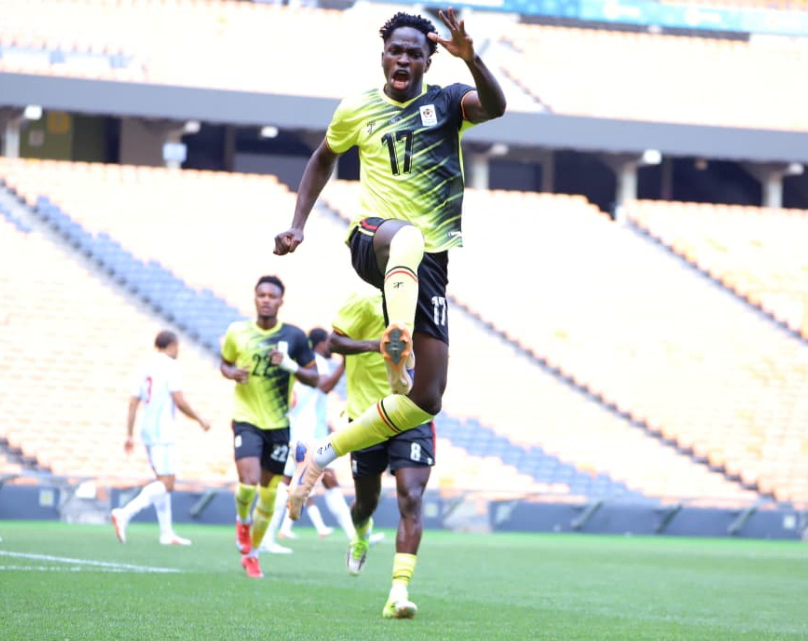 James Bogere Scores First Senior Uganda Cranes Goal