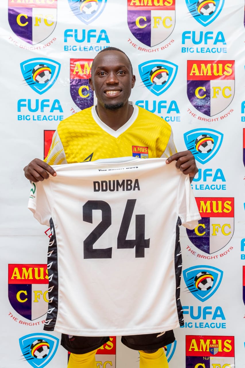 AMUS COLLEGE UNVEIL DEFENSIVE GIANT DDUMBA TADEO JUDE AHEAD OF CATDA FC CLASH.